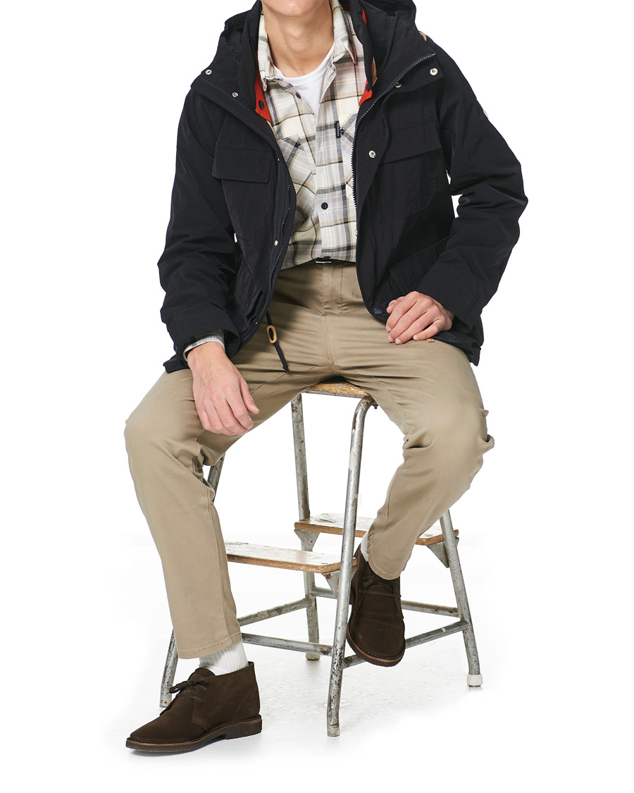 Herre | Jakker | Holubar | Short Hunter Hooded Jacket Navy