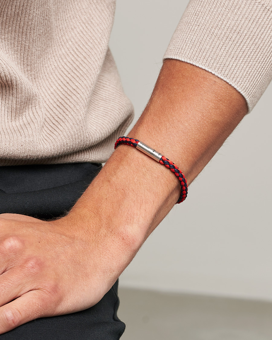 Herre | Afdelinger | LE GRAMME | X Orlebar Brown Nato Bracelet Navy/Red