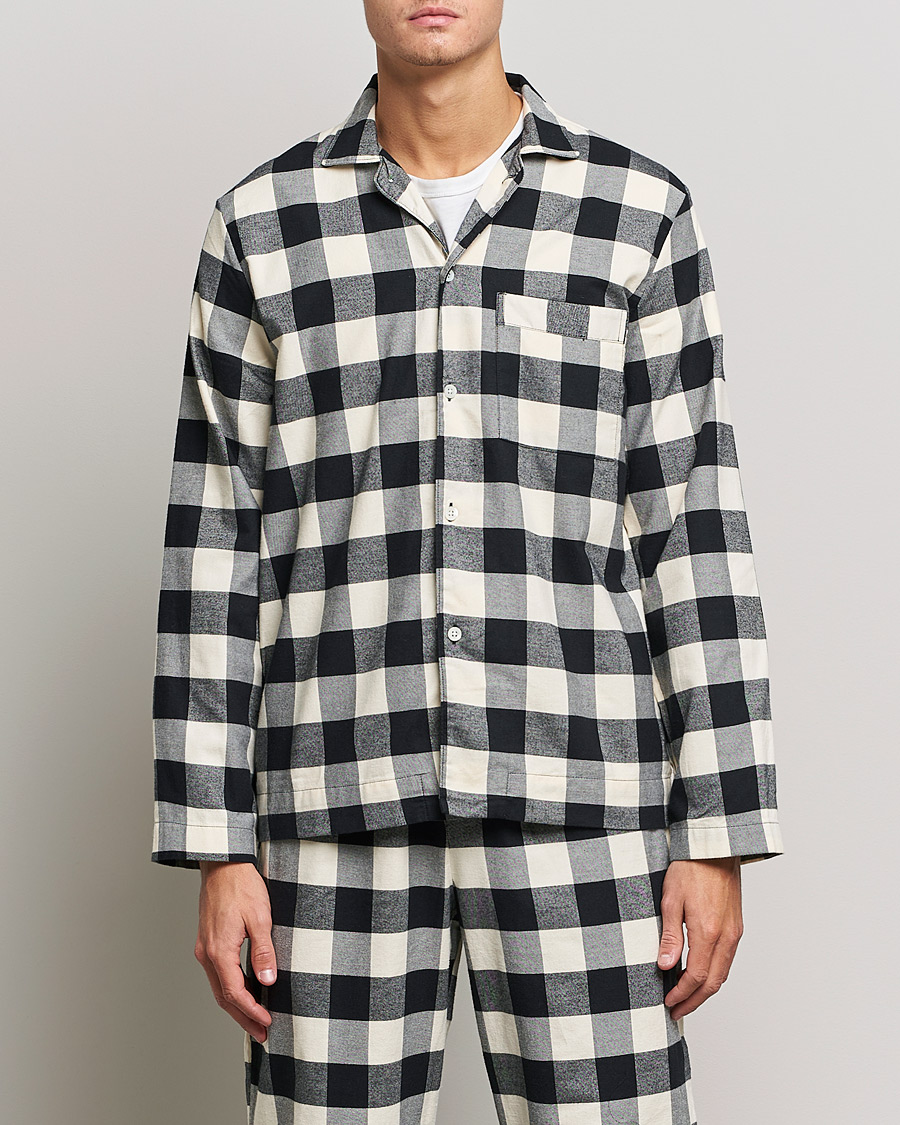 Herre | New Nordics | Tekla | Poplin Pyjama Shirt Black Gingham