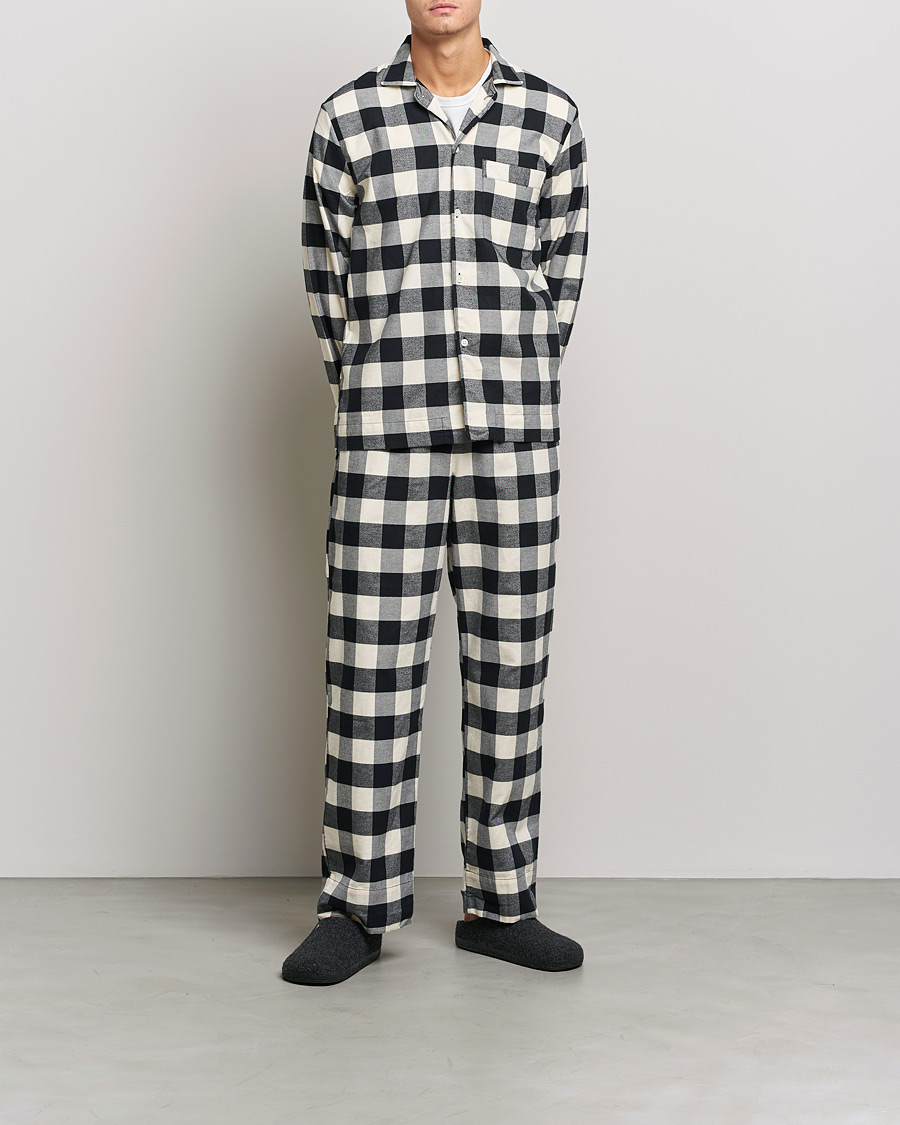 Herre | Pyjamasbukser | Tekla | Pyjama Pants Black Gingham