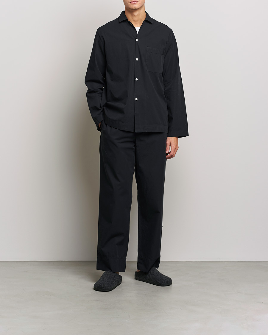 Herre | Wardrobe basics | Tekla | Poplin Pyjama Pants All Black