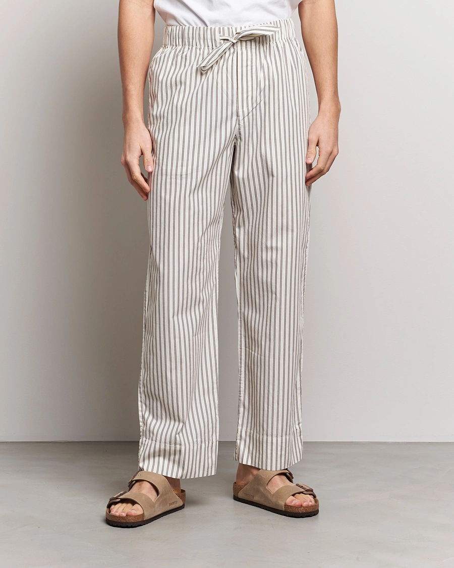 Herre | New Nordics | Tekla | Poplin Pyjama Pants Hopper Stripes