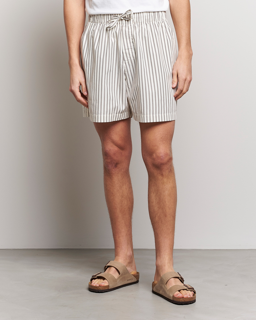 Herre |  | Tekla | Poplin Pyjama Shorts Hopper Stripes