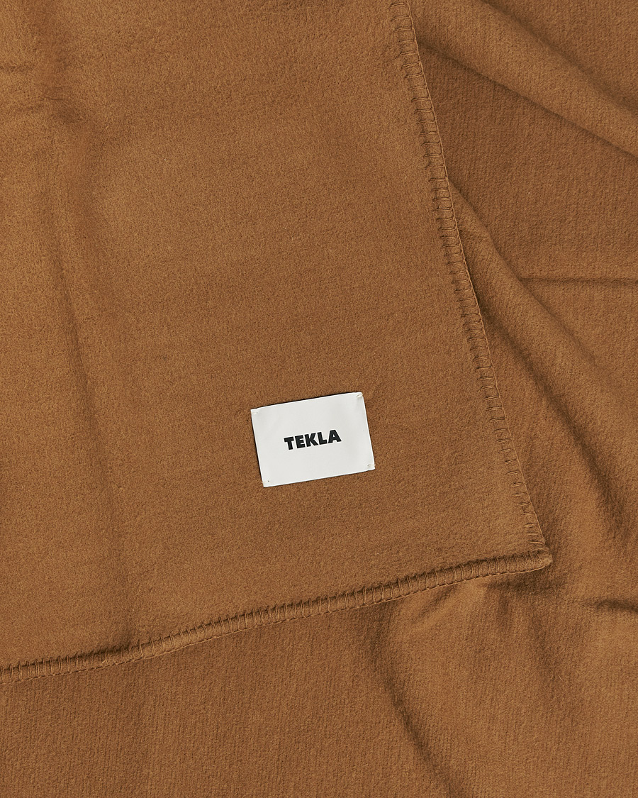 Herre | Tekla Merino Wool Blanket Camel | Tekla | Merino Wool Blanket Camel