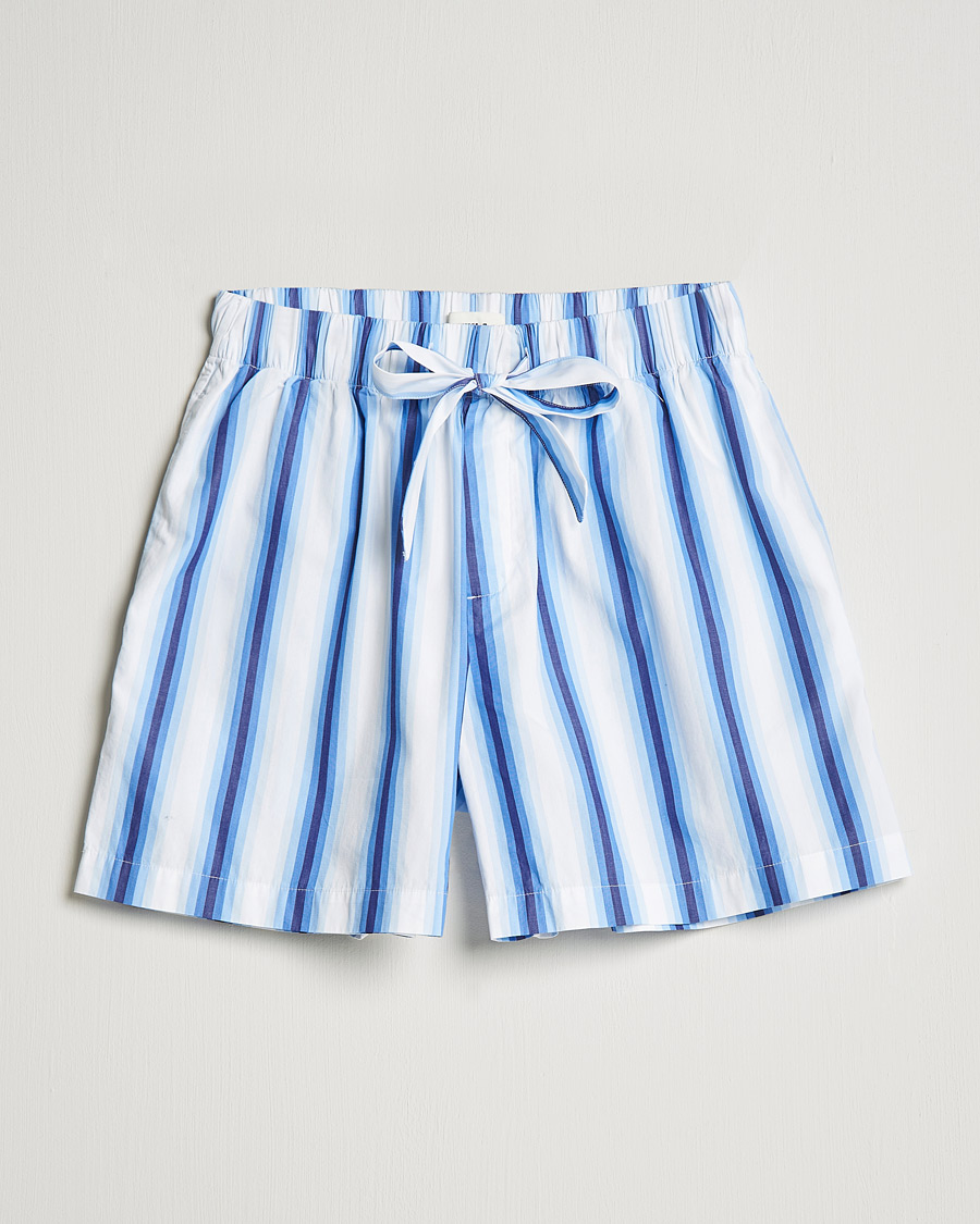 Herre | Pyjamas  | Tekla | Poplin Pyjama Shorts Blue Marquee