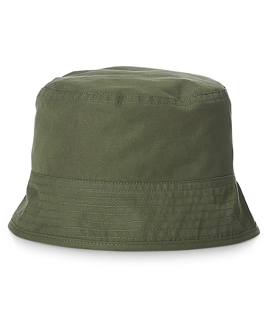 Herre | Private White V.C. Reversible Ventile Bucket Hat Olive | Private White V.C. | Reversible Ventile Bucket Hat Olive