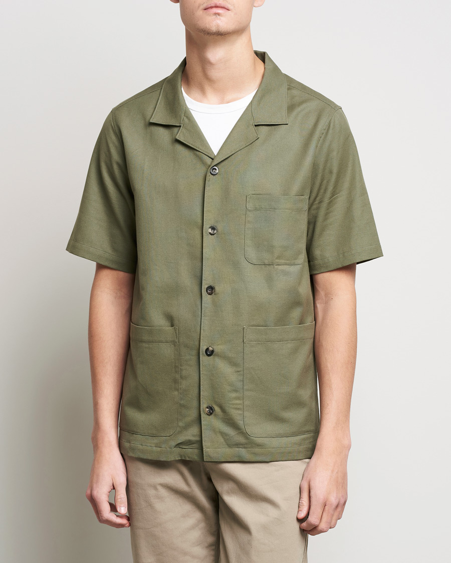 Herre | Skjorter | Private White V.C. | 3 Pocket Cruiser Shirt Olive