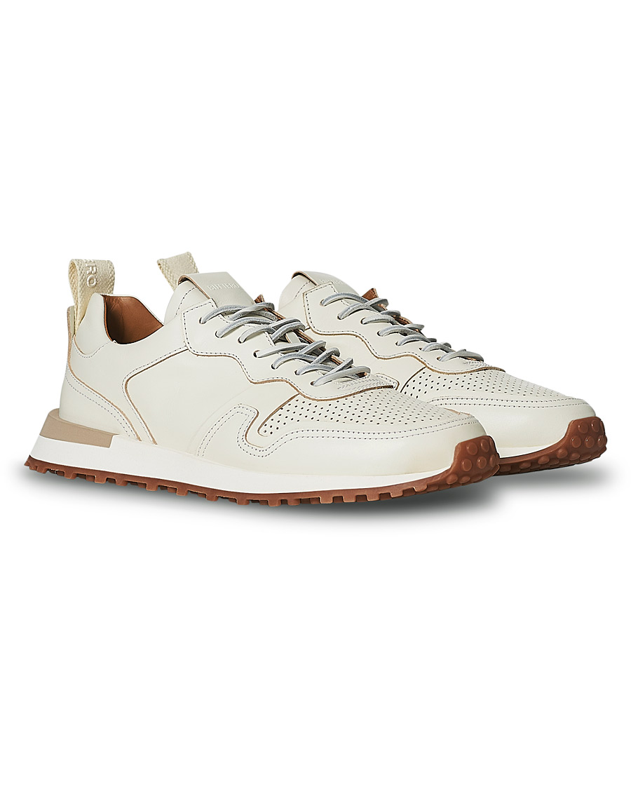 Herre | Buttero Futura Calf Leather Sneaker Off White | Buttero | Futura Calf Leather Sneaker Off White