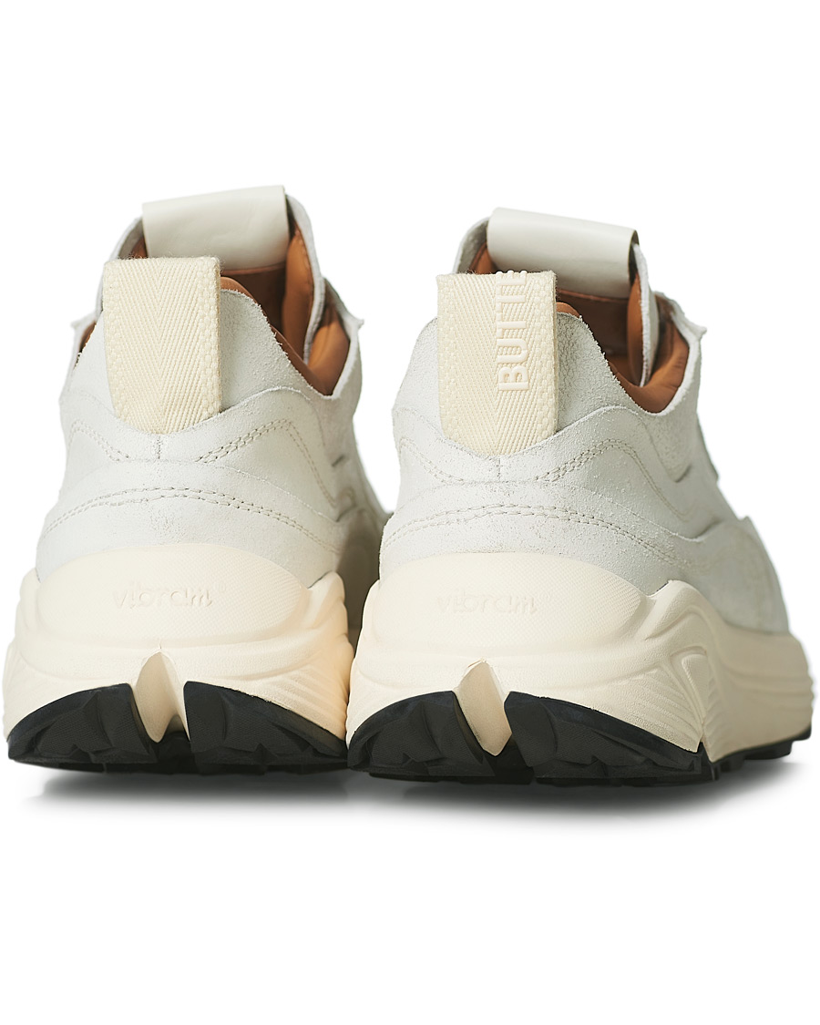 Herre | Buttero Vinci Bianchetto Leather Running Sneaker Off White | Buttero | Vinci Bianchetto Leather Running Sneaker Off White