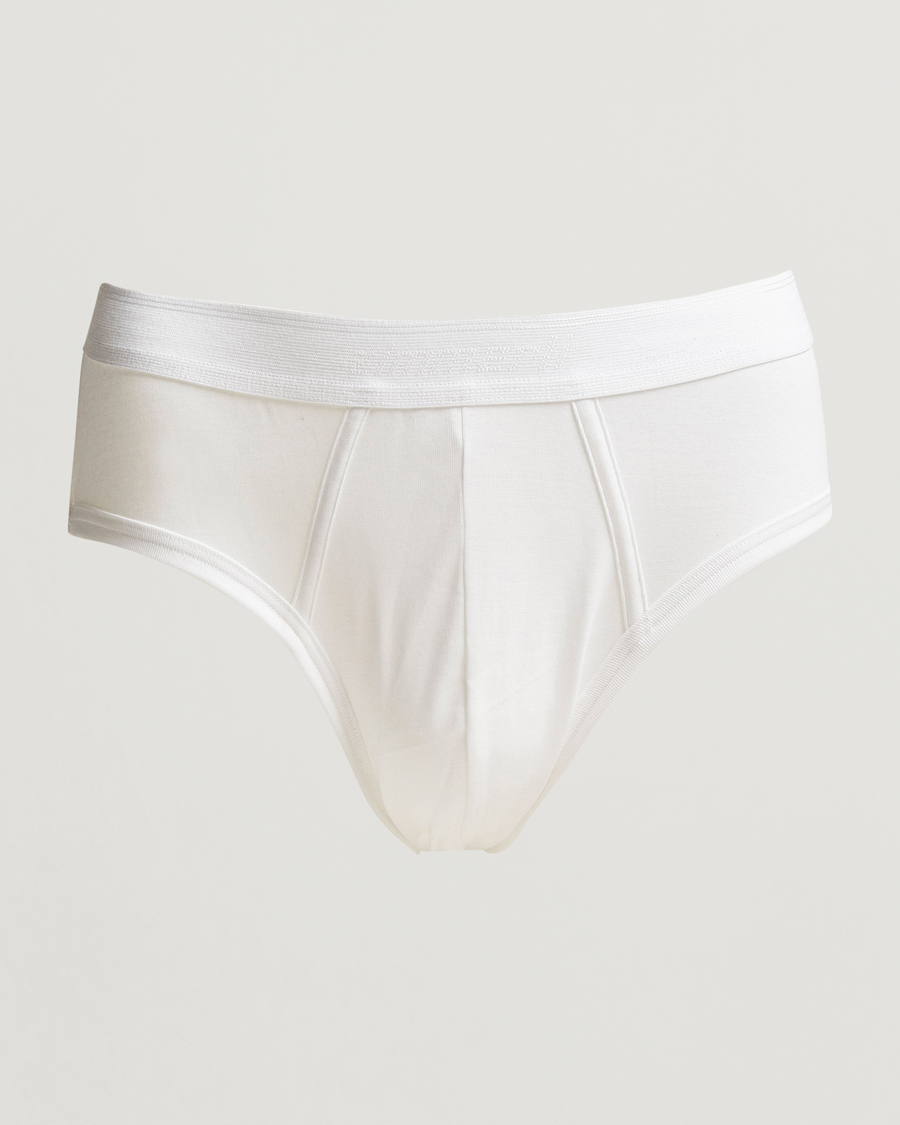 Zimmerli Switzerland Mercerized Cotton Briefs White CareOfCarl.dk