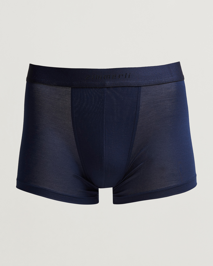 Herre | Undertøj | Zimmerli of Switzerland | Micro Modal Boxer Briefs Navy