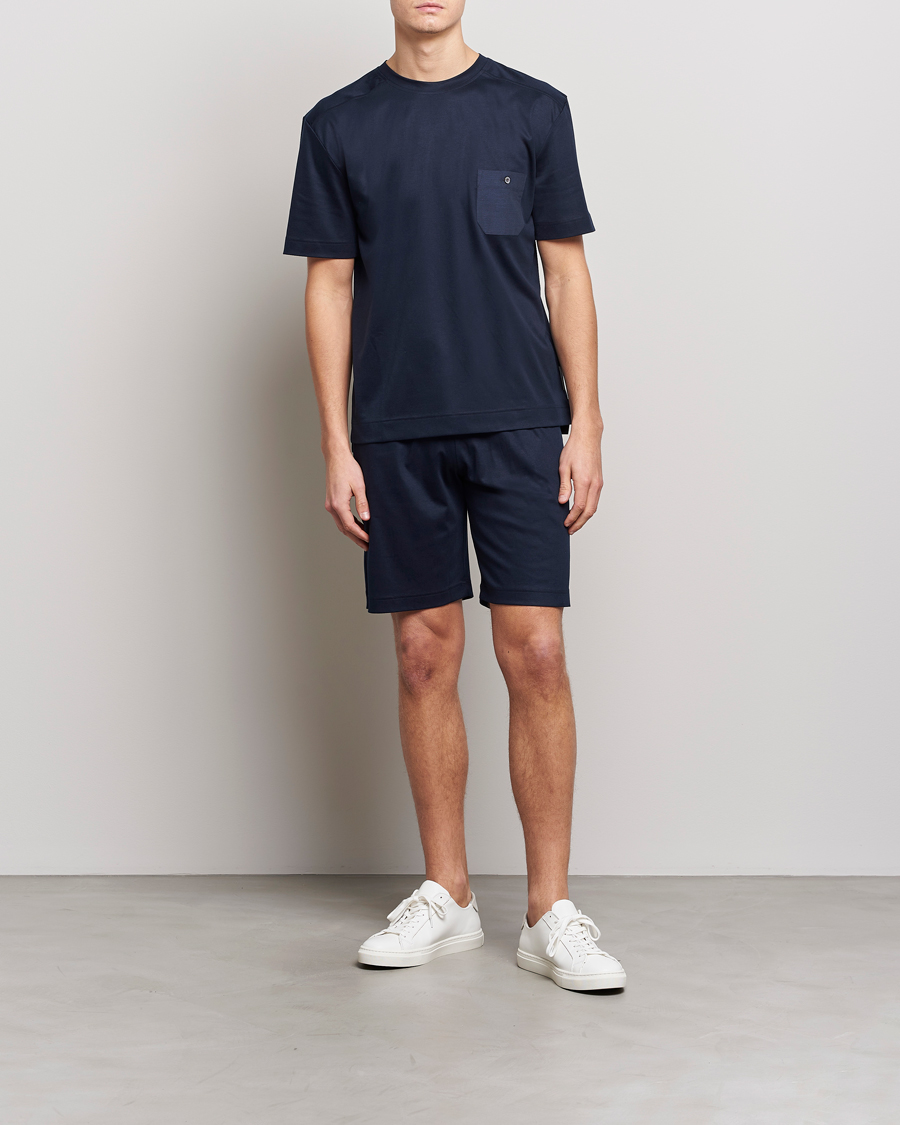 Herre | Pyjamas & Morgenkåber | Zimmerli of Switzerland | Cotton/Modal Loungewear Shorts Midnight