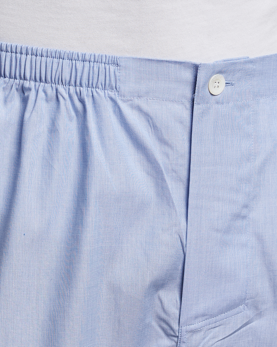 Herre | Pyjamas & Morgenkåber | Zimmerli of Switzerland | Mercerized Cotton Pyjamas Light Blue