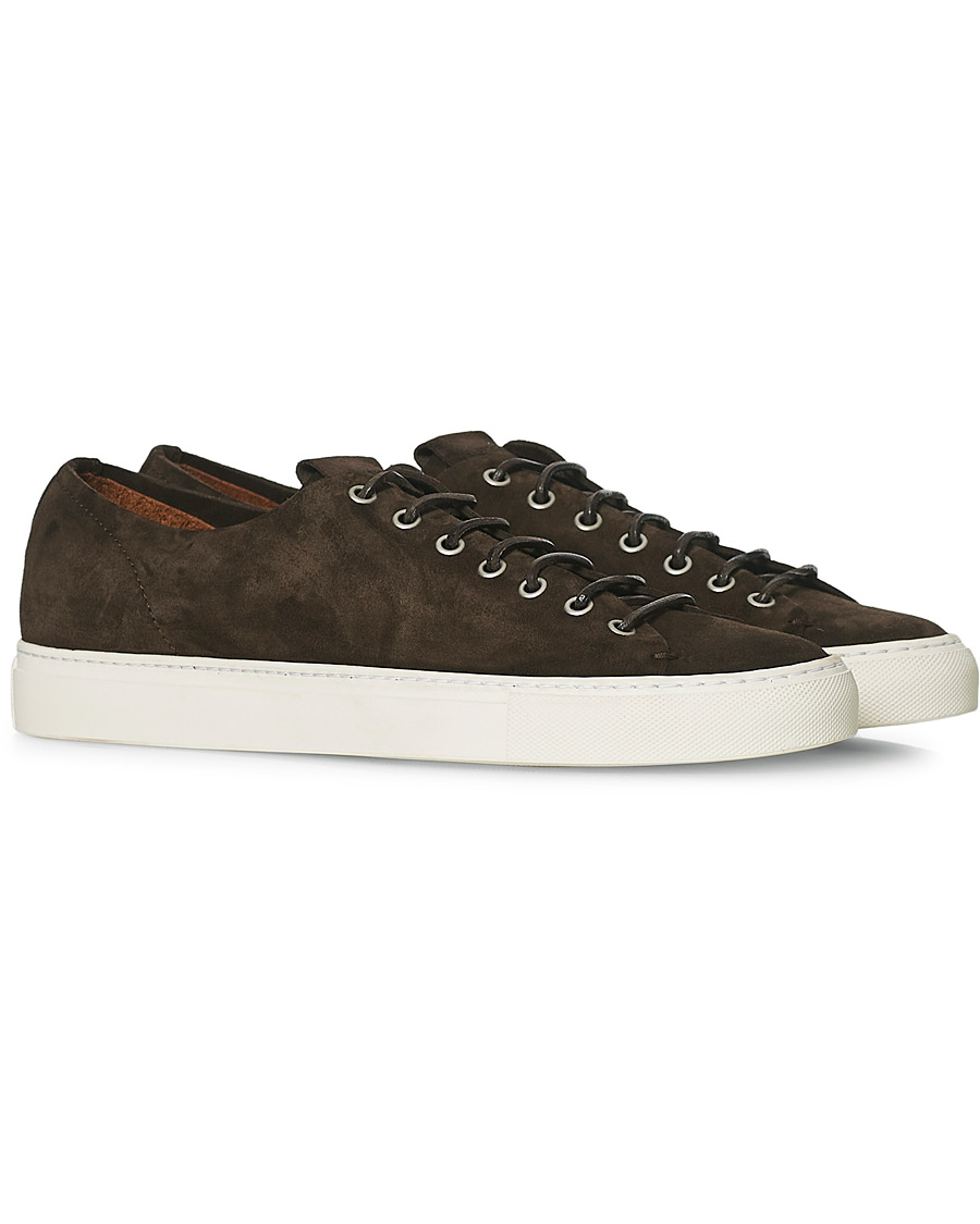 Herre | Buttero Suede Sneaker Dark Brown | Buttero | Suede Sneaker Dark Brown