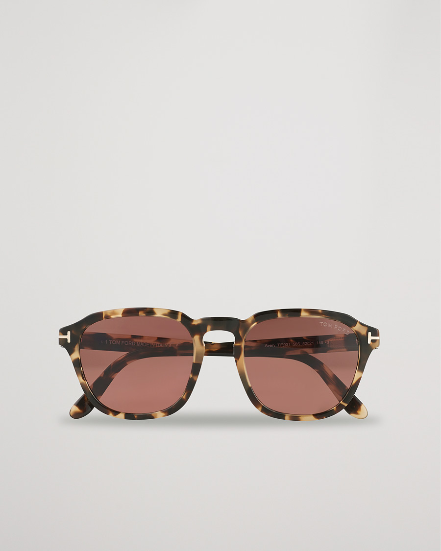 Herre | Tom Ford Avery Sunglasses Havana/Bordeaux | Tom Ford | Avery Sunglasses Havana/Bordeaux