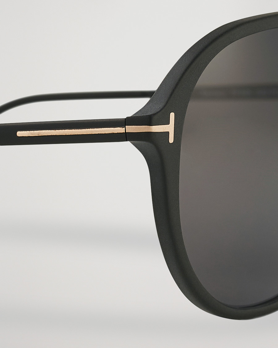 Herre | Tom Ford Samson Polarized Sunglasses Matte Black/Smoke | Tom Ford | Samson Polarized Sunglasses Matte Black/Smoke