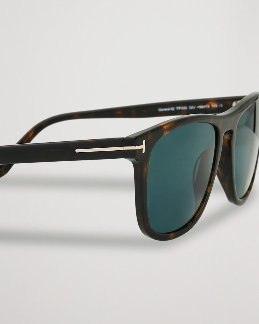 Herre | Tom Ford Gerard Sunglasses Dark Havana/Blue | Tom Ford | Gerard Sunglasses Dark Havana/Blue