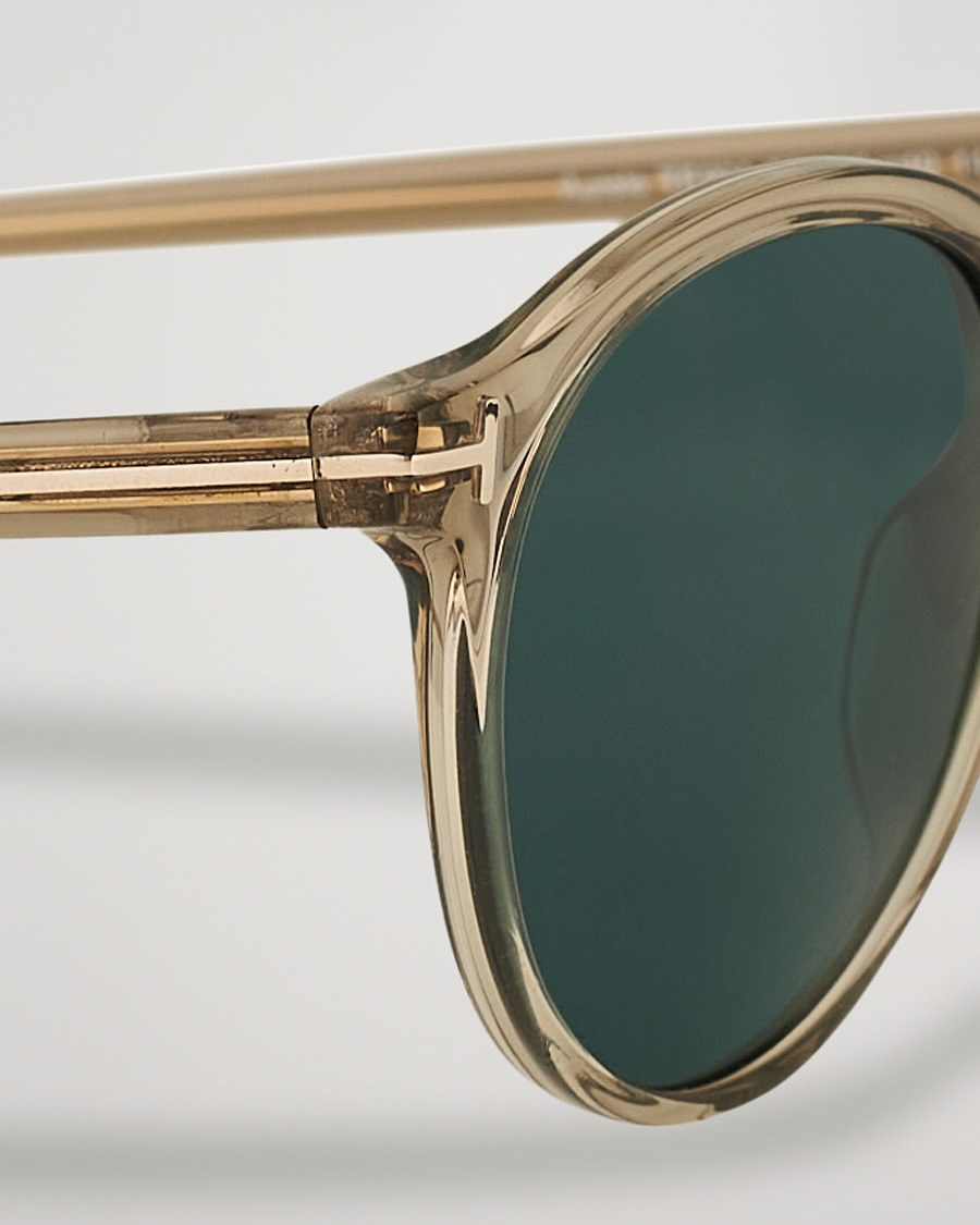 Herre | Solbriller | Tom Ford | Aurele Sunglasses Shiny Beige/Blue