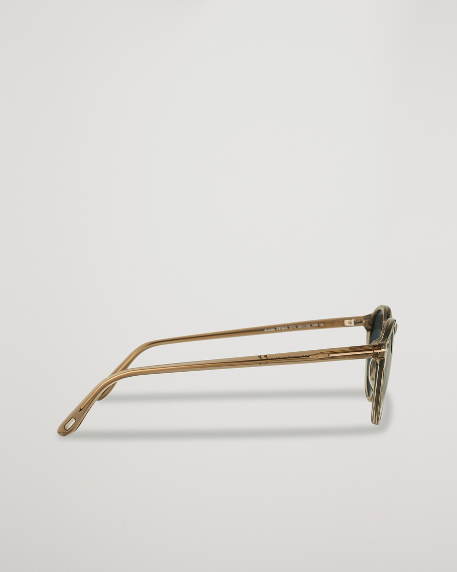 Herre | Solbriller | Tom Ford | Aurele Sunglasses Shiny Beige/Blue