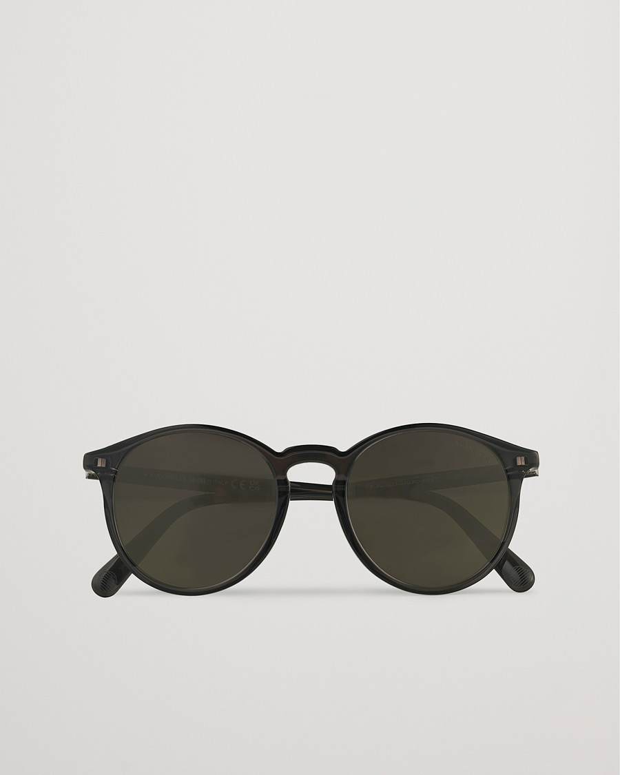 Herre | Moncler Lunettes Violle Polarized Sunglasses Shiny Black/Smoke | Moncler Lunettes | Violle Polarized Sunglasses Shiny Black/Smoke