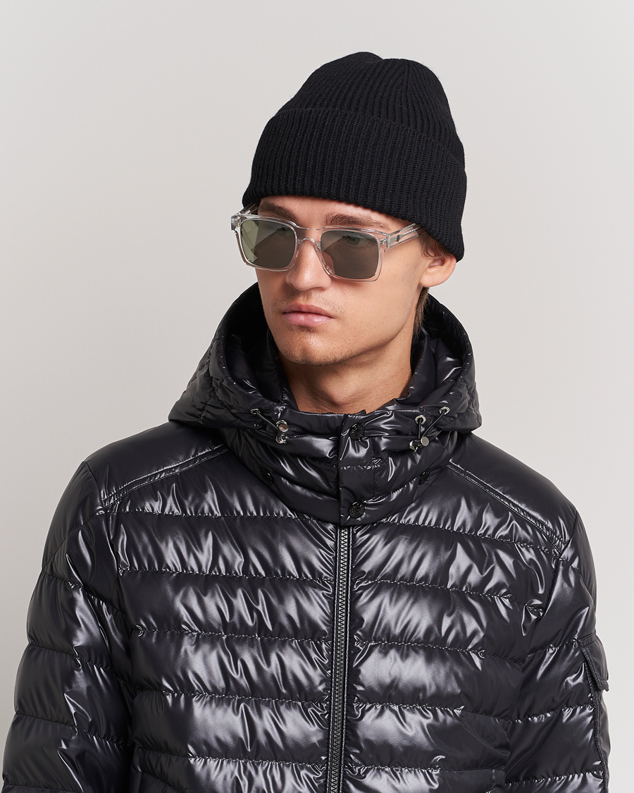 Herre | Moncler Lunettes Arcsecond Sunglasses Crystal/Green Mirror | Moncler Lunettes | Arcsecond Sunglasses Crystal/Green Mirror