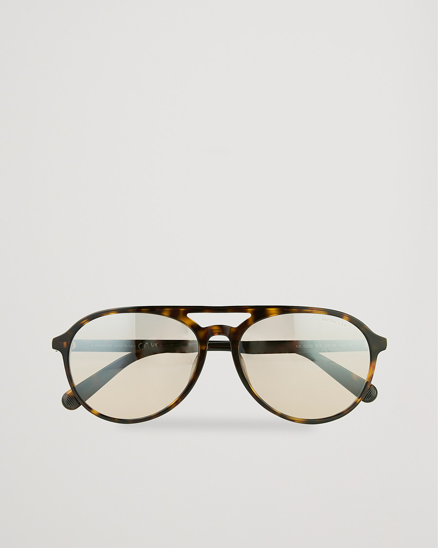 Herre | Moncler Lunettes ML0228 Sunglasses Dark Havana/Roviex | Moncler Lunettes | ML0228 Sunglasses Dark Havana/Roviex