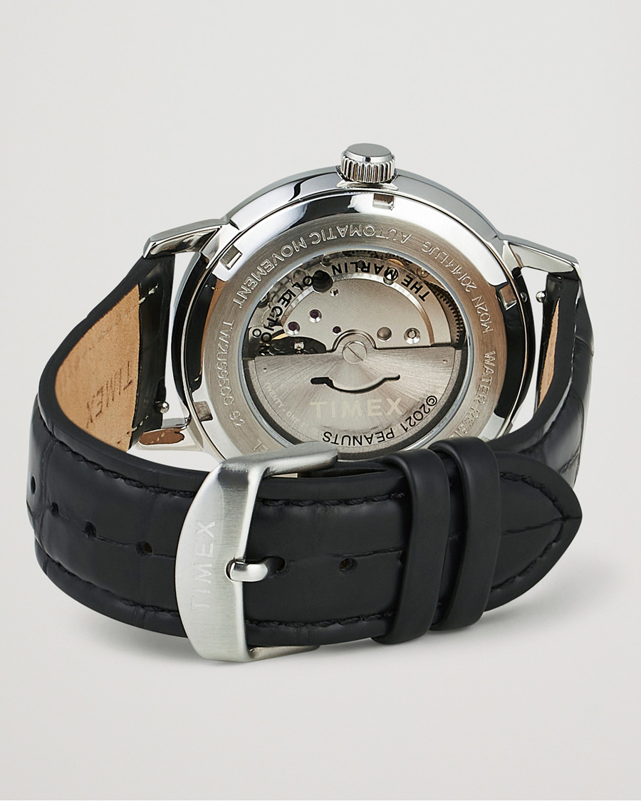 Herre | Timex Marlin Automatic Snoopy Secret Agent 40mm Black | Timex | Marlin Automatic Snoopy Secret Agent 40mm Black