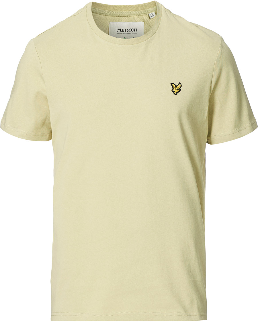 Herre | T-Shirts | Lyle & Scott | Crew Neck Tee Natural Green