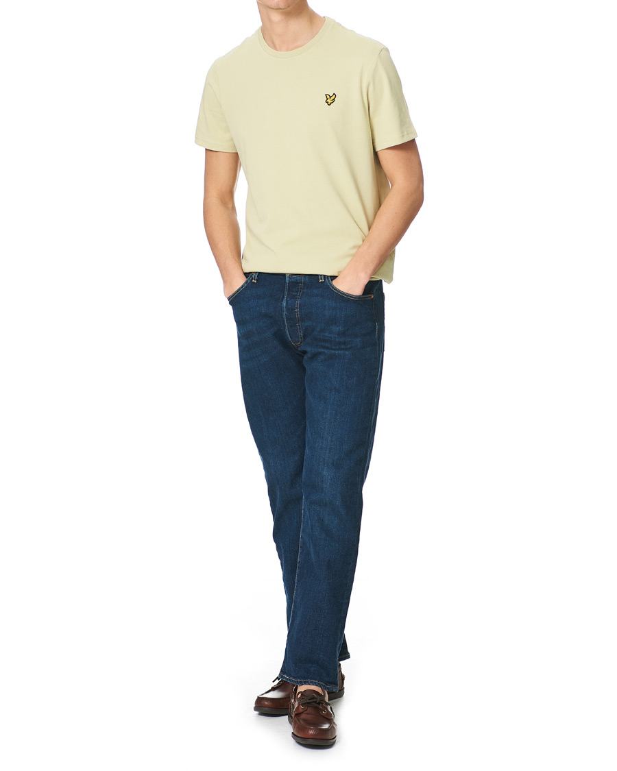 Herre | T-Shirts | Lyle & Scott | Crew Neck Tee Natural Green