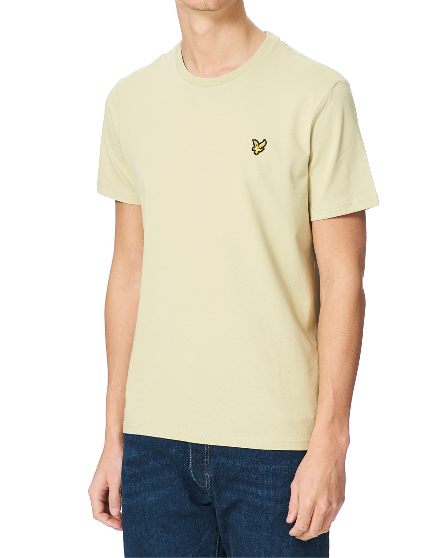 Herre | T-Shirts | Lyle & Scott | Crew Neck Tee Natural Green