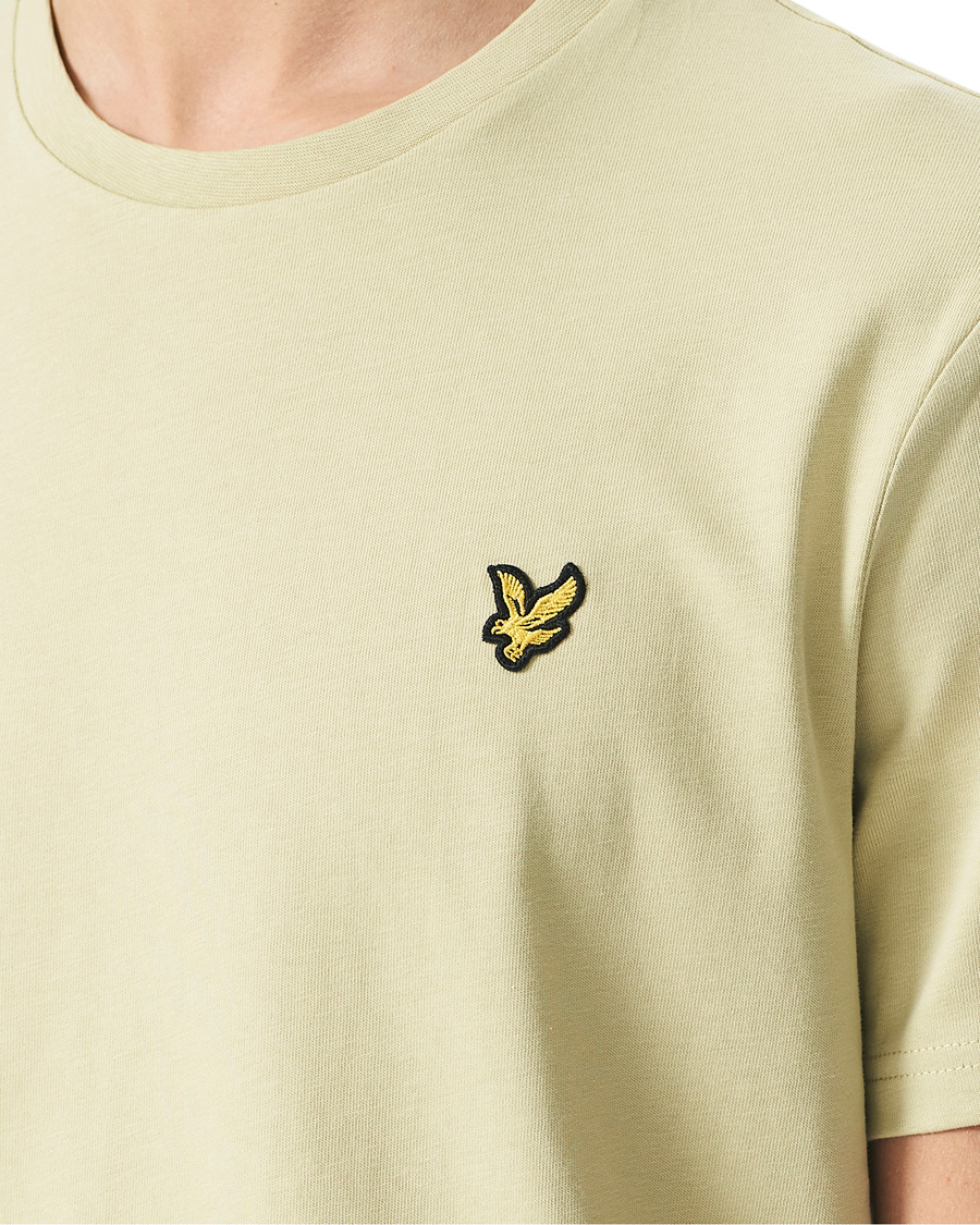 Herre | T-Shirts | Lyle & Scott | Crew Neck Tee Natural Green