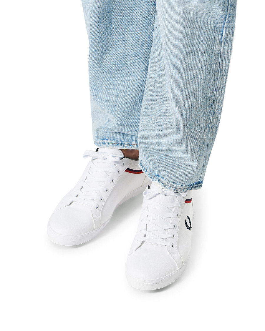 Herre | Fred Perry Basewill Twill White | Fred Perry | Basewill Twill White