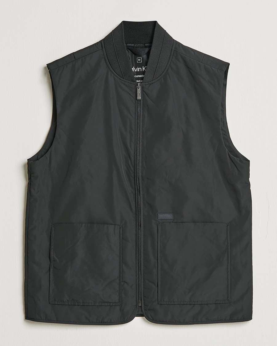 Herre | Jakker | Calvin Klein | Super Lightweight Vest Black