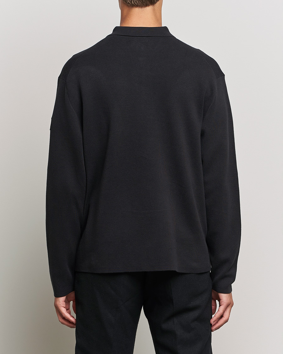 Herre | Trøjer | Calvin Klein | Milano Knitted Full Zip Sweater Black
