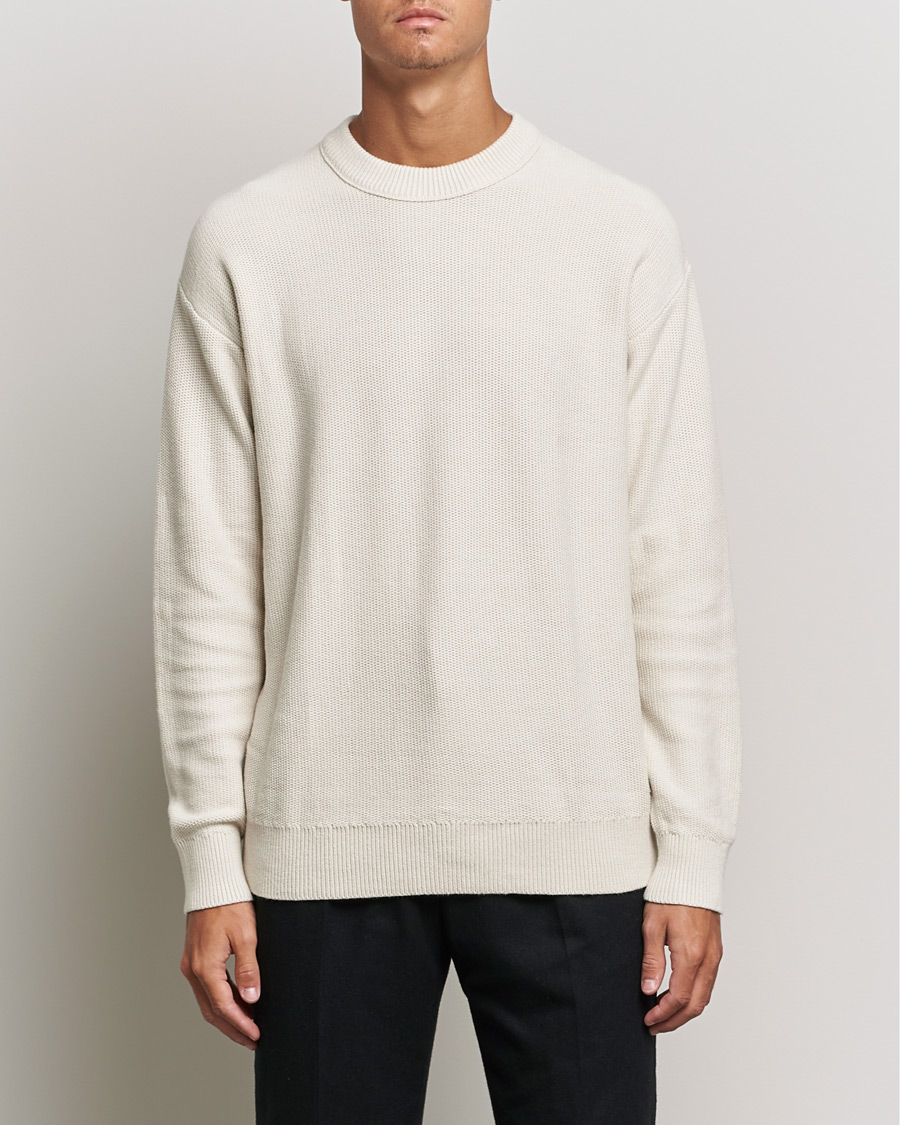Herre |  | Calvin Klein | Texture Knitted Sweater Stony Beige
