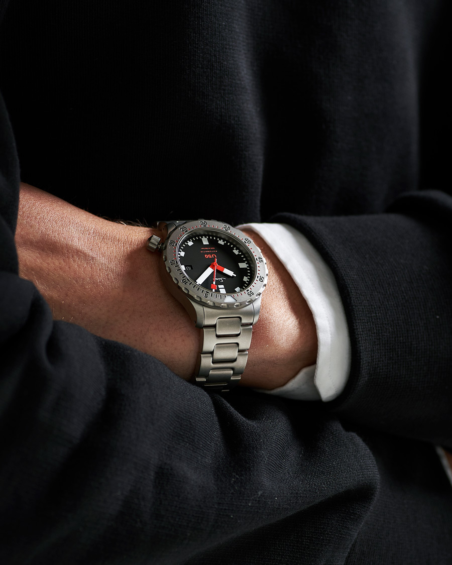 Herre | Fine watches | Sinn | U50 Diving Watch 41mm Black Dial