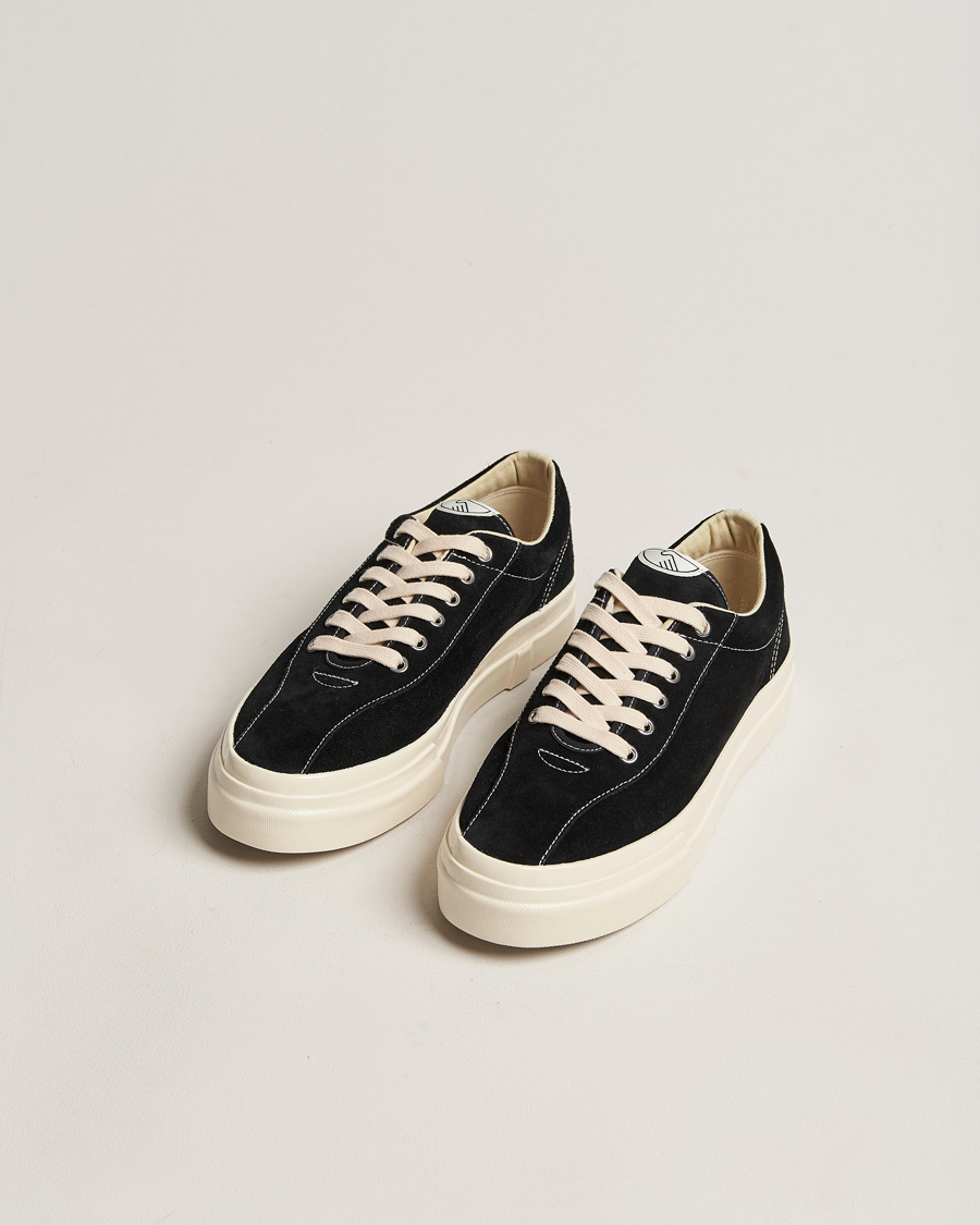 Herre | Sneakers | Stepney Workers Club | Dellow Suede Sneaker Black/Ecru