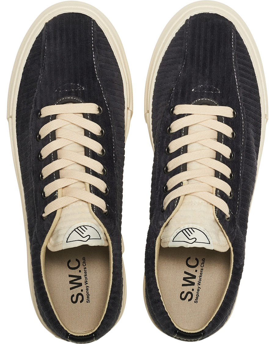 Herre | Stepney Workers Club Dellow Grand Cord Sneaker Smoke | Stepney Workers Club | Dellow Grand Cord Sneaker Smoke