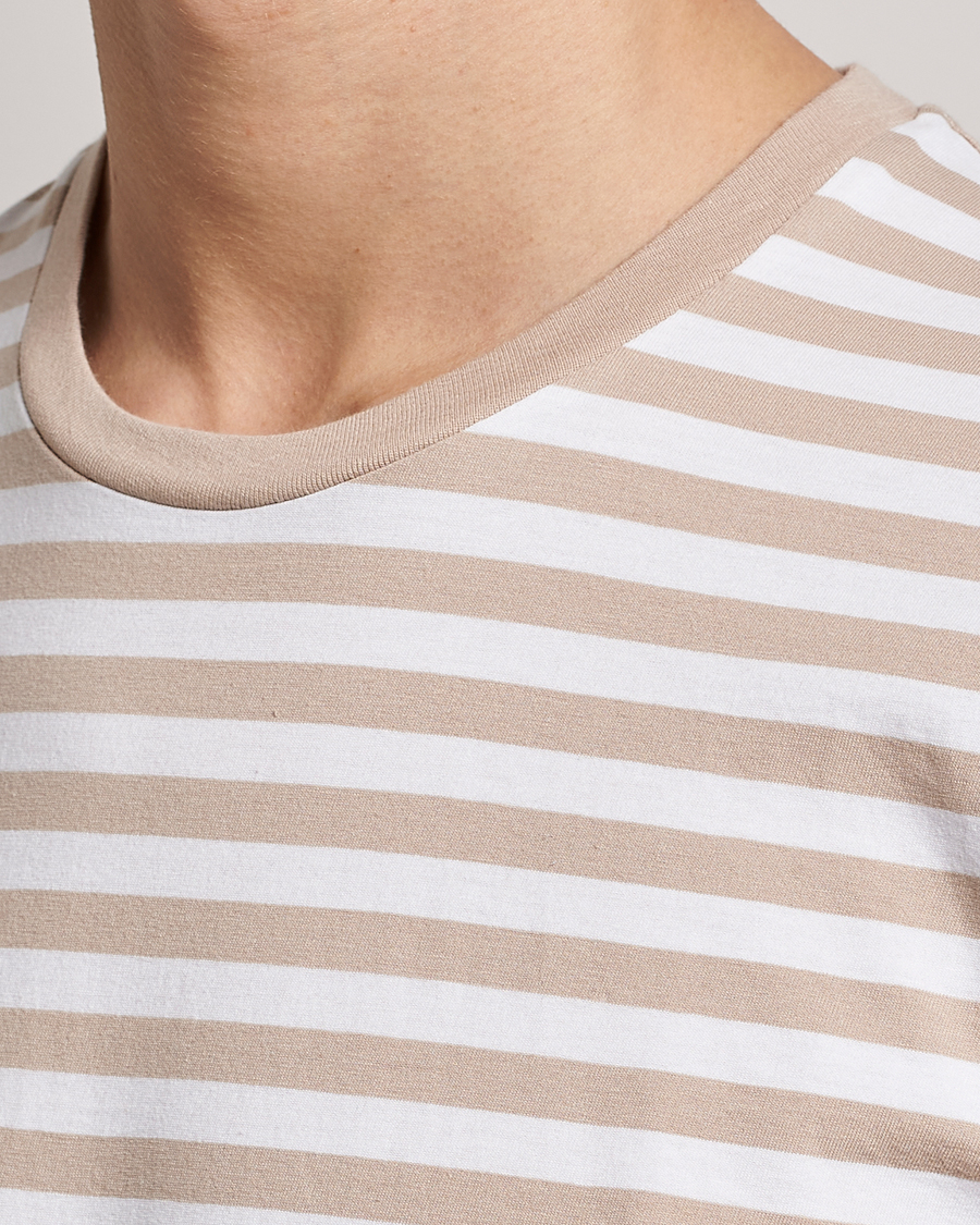 Herre | T-Shirts | Samsøe Samsøe | Samsøe & Samsøe Patrick Crew Neck Tee White Pure Cashmere