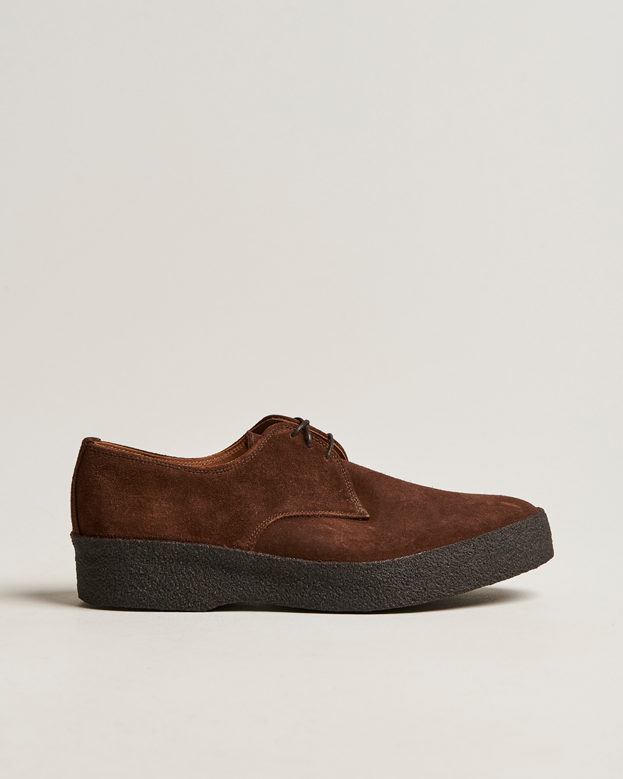 Herre | Derbys | Sanders | Gibson Lo Top Derby Polo Snuff Suede