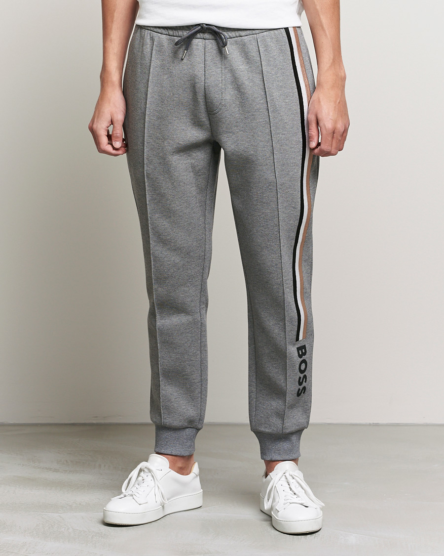 Herre | Bukser | BOSS BLACK | BOSS Lamont Jersey Pants Medium Grey