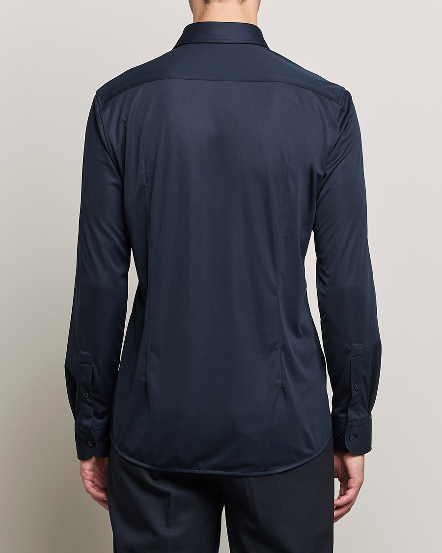 Herre | Skjorter | BOSS BLACK | Hank Performance Stretch Shirt Navy