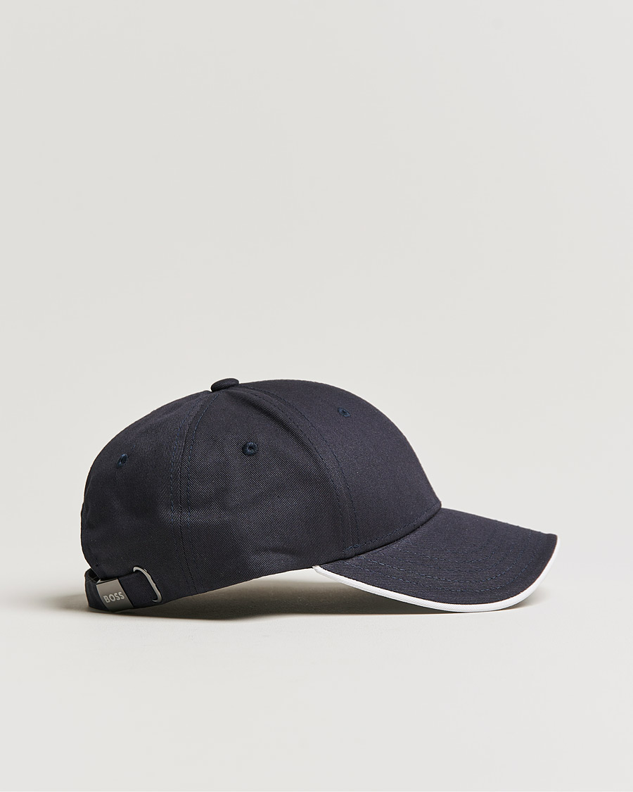 Herre | BOSS Athleisure Curved Logo Cap Dark Blue | BOSS GREEN | BOSS Athleisure Curved Logo Cap Dark Blue