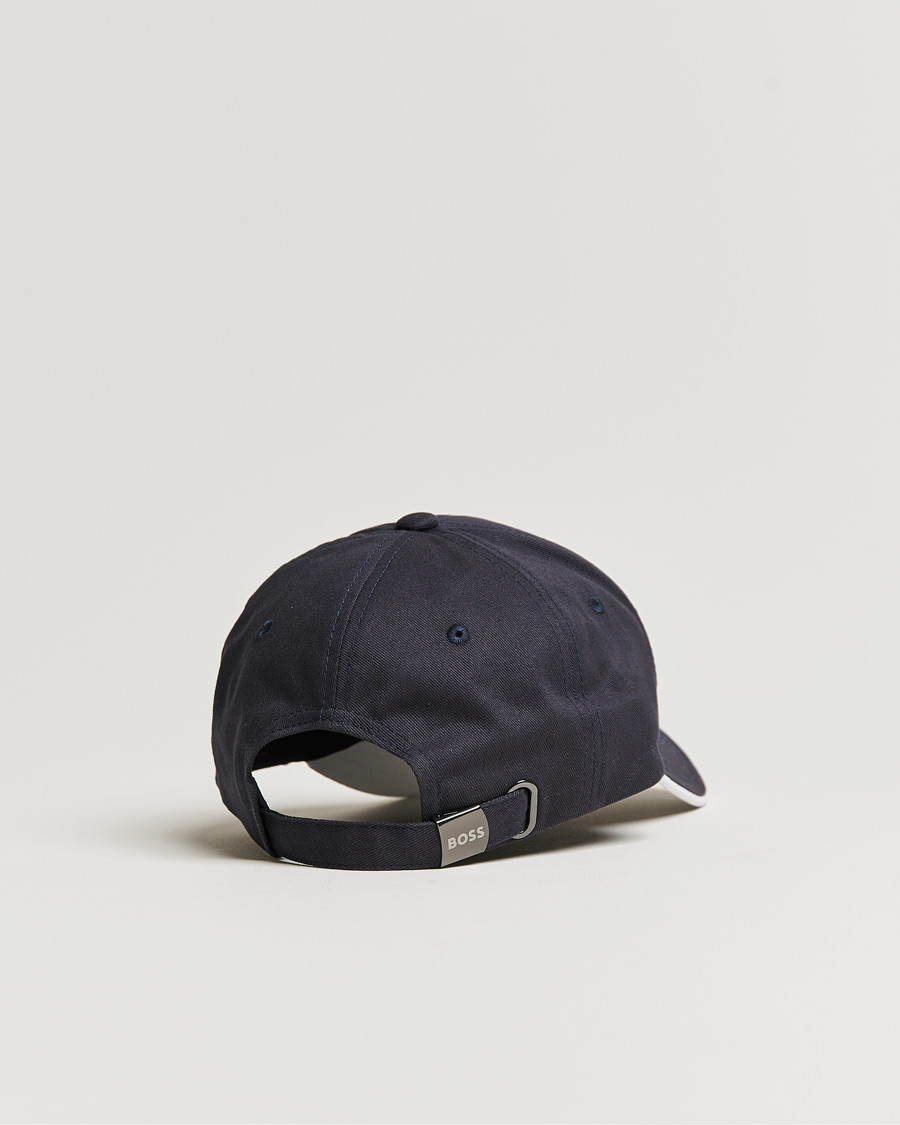 Herre | BOSS Athleisure Curved Logo Cap Dark Blue | BOSS GREEN | BOSS Athleisure Curved Logo Cap Dark Blue