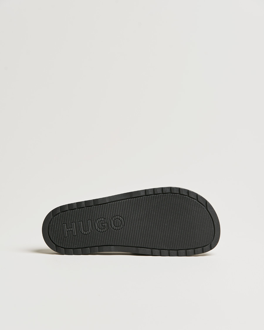 Herre | HUGO Match Logo Slides Black | HUGO | Match Logo Slides Black