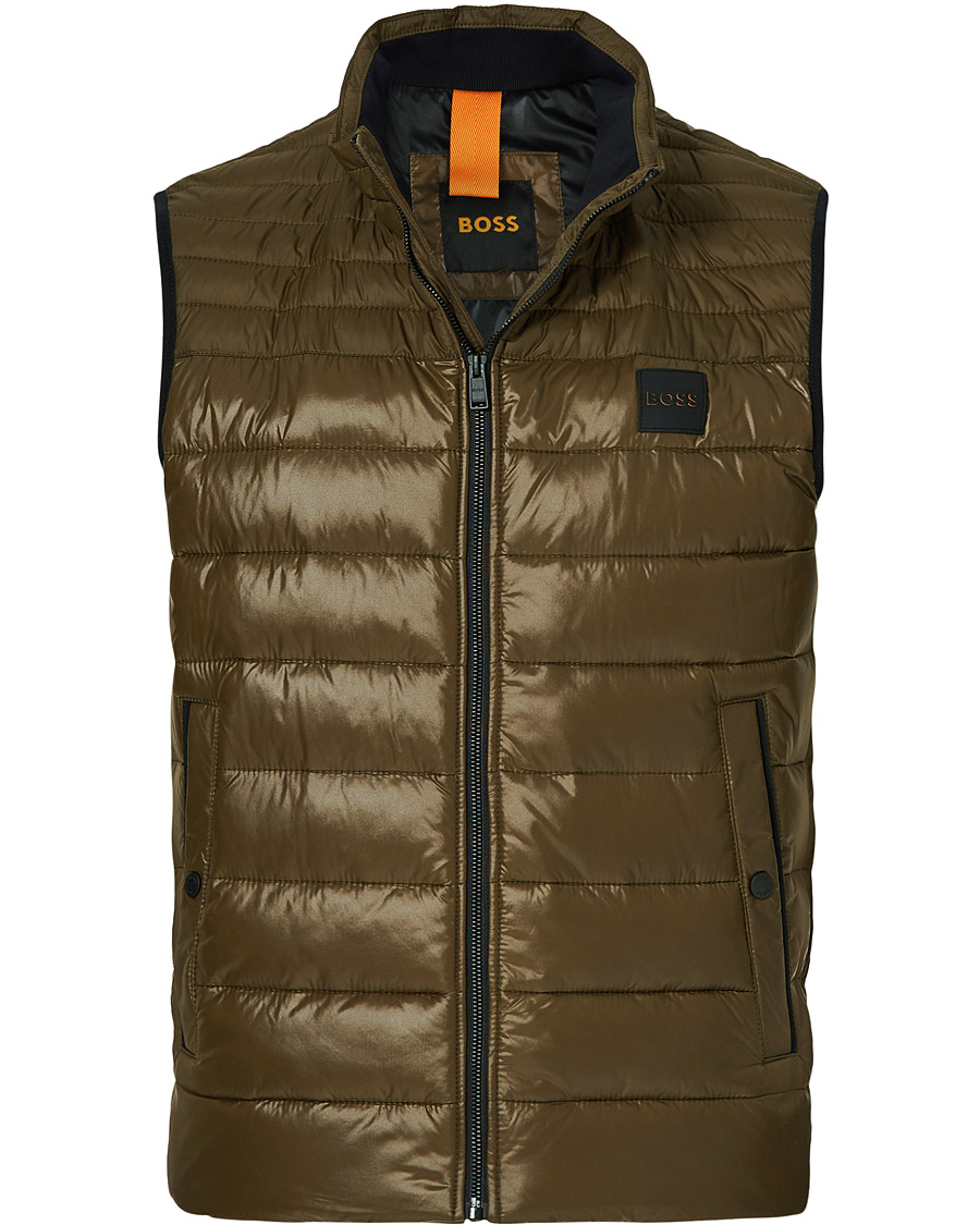 Herre | Jakker | BOSS ORANGE | Odeno Down Vest Dark Green