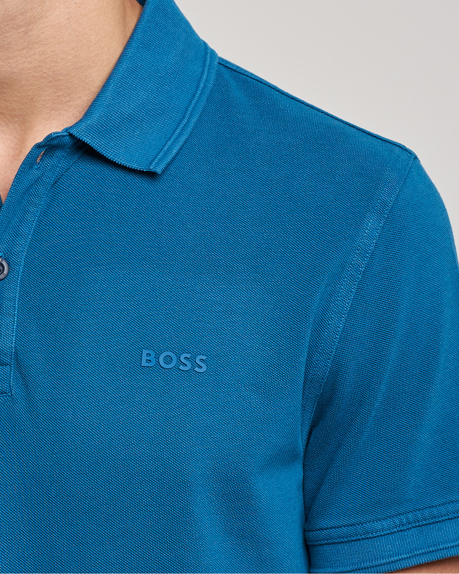 Herre | Polotrøjer | BOSS ORANGE | BOSS Casual Prime Logo Polo Medium Blue