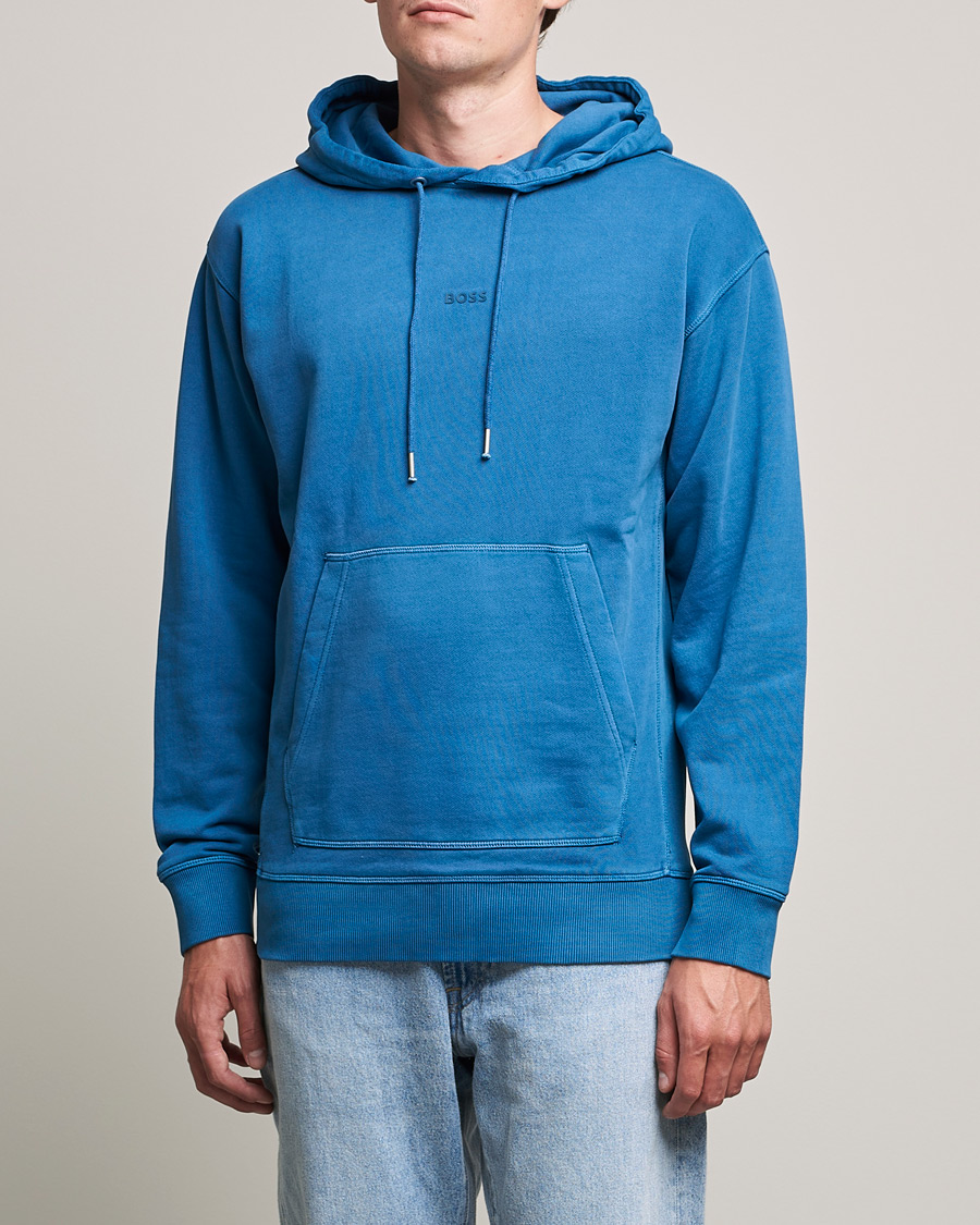 Herre | Trøjer | BOSS ORANGE | BOSS Casual Wefadehoody Hoodie Medium Blue