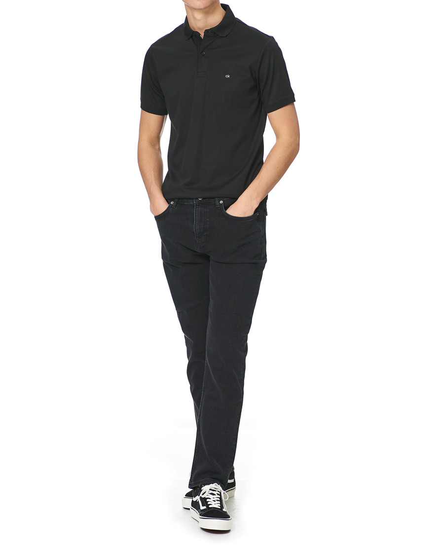 Herre | Polotrøjer | Calvin Klein | Liquid Touch Slim Fit Polo Black