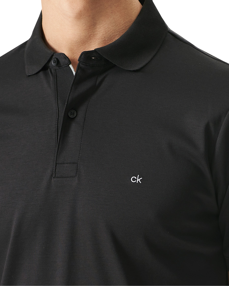 Herre | Polotrøjer | Calvin Klein | Liquid Touch Slim Fit Polo Black